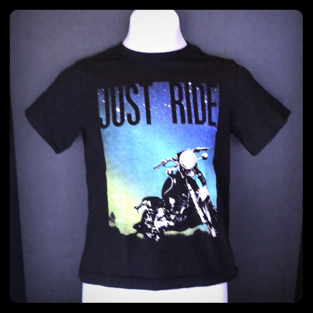 JUST RIDE motorcycle t-shirt